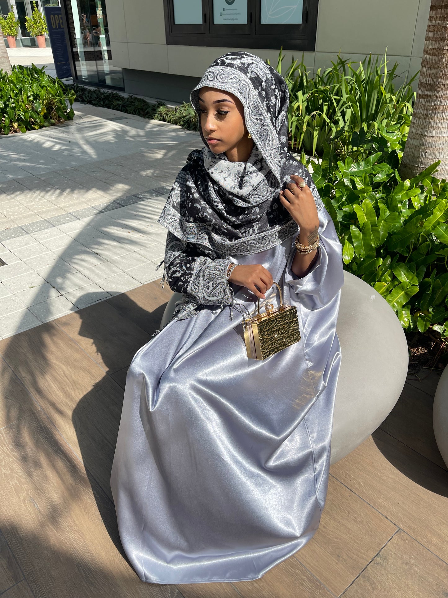 Zainab Dress (Silver)